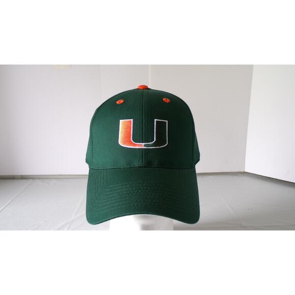 Other - New Captivating Headgear Miami Hurricanes Green Orange Embroidered Baseball Cap